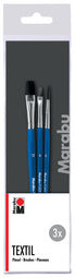 Marabu borstelset textiel, 3 stuks