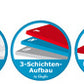 Onderlegger voor lopers DURELLA Flexoplan DS, grijs
