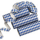 PAPSTAR Damast tafelkleed Beiers blauw, (B)1.0 x (L)10 m