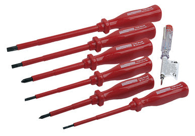 BRÜDER MANNESMANN VDE schroevendraaierset, 7 stuks