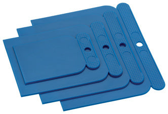 WESTEX Japanse spatelset, kunststof, 4 stuks
