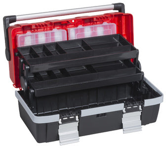 allit gereedschapskoffer McPlus Alu >C< 18, PP, rood/zwart
