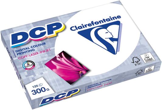 Clairefontaine DCP presentatiepapier A4, 300 g, pak van 125 vel