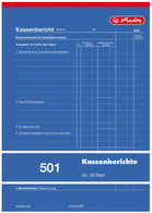 herlitz formulierenboek kasboek 501 DIN A5, 50 vel