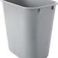 Rubbermaid prullenbak, 12,9 liter, rechthoekig, PE, blauw