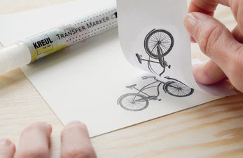 KREUL Transfermarker rand, met wigvormige punt, op solventbasis