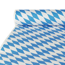 PAPSTAR Damast tafelkleed Beiers blauw, (B)1.0 x (L)10 m