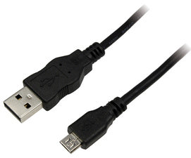 LogiLink USB 2.0-kabel, USB-A - USB-B micro plug, 1,8 m