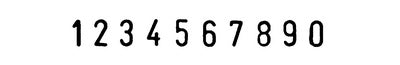 COLOP Stativ-Ziffernstempel Classic Line 2010, 10-stellig