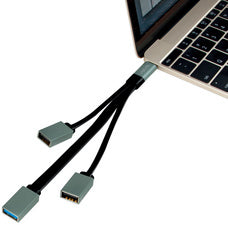 LogiLink USB 3.0 Hub met USB-C 3.1 Gen1-aansluiting, 3 poorten