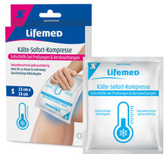 Lifemed Instant Koud kompres, 150 x 130 mm, wit