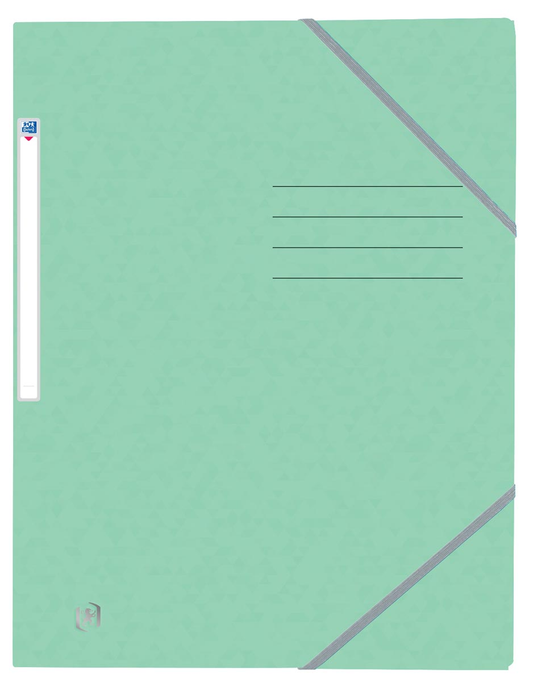 Oxford Top File+ elastomap, voor ft A4, pastelgroen