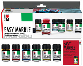 Marabu Marmerverf Easy Marmer, Starter Set