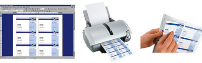 sigel visitekaartjes 3C, 85 x 55 mm, 225 g/m, helder wit