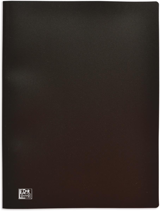OXFORD presentatiealbum, formaat A4, uit stevige PP, 100 tassen, zwart