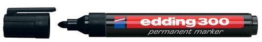 edding permanent marker 300 zwart
