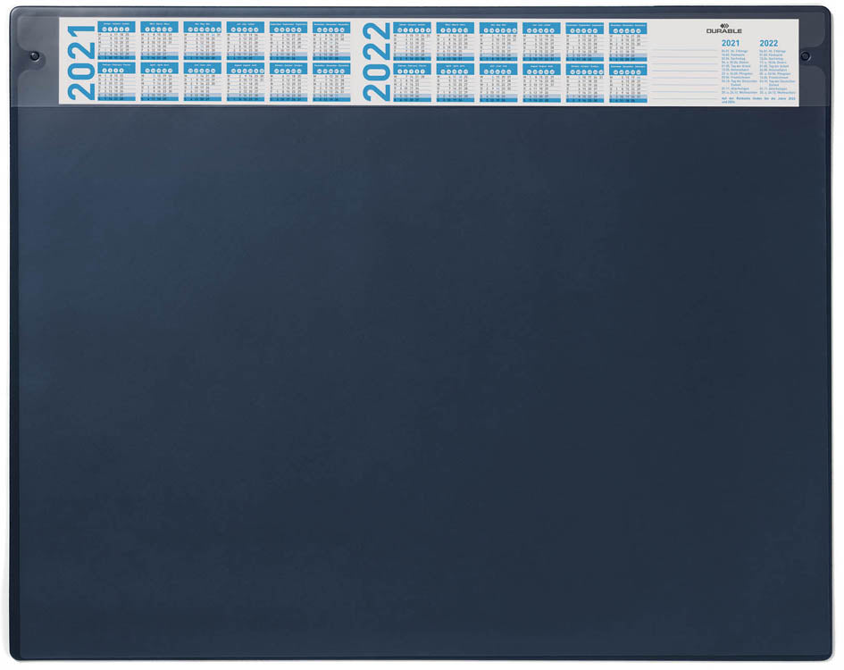 DUURZAAM Bureaulegger met jaarkalender, donkerblauw