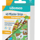 Lifemed kindergips strips boerderijdieren, metalen doos van 40