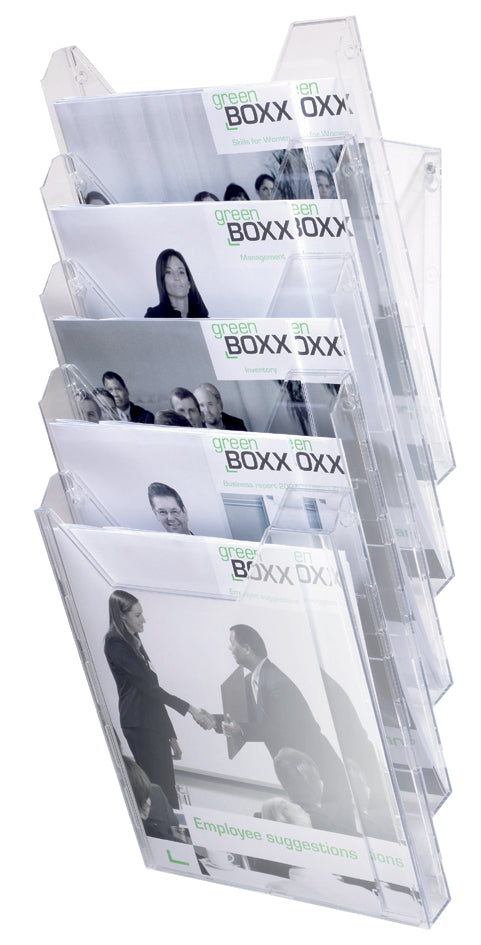 DUURZAAM Brochurehouder COMBIBOXX A4 set XL, transparant