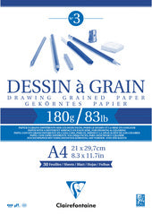 Clairefontaine Tekenblok à Grain, DIN A4
