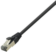 LogiLink Premium patchkabel, Cat. 8.1, S/FTP, 0.5 m, zwart
