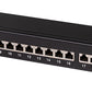 LogiLink 19 Patch Panel Cat.6A, 24-poorten, zwart, 1U