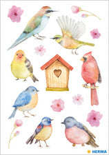 HERMA Sticker DECOR Waterverf Vogels