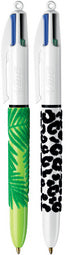 BIC 4Colours Velours intrekbare biros, toonbankdisplay