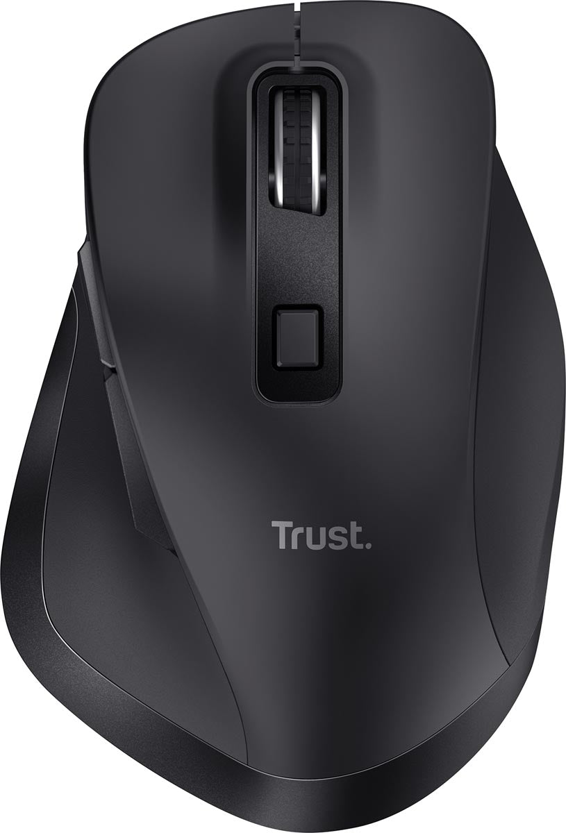 Trust Fyda Comfort draadloze muis Eco, zwart