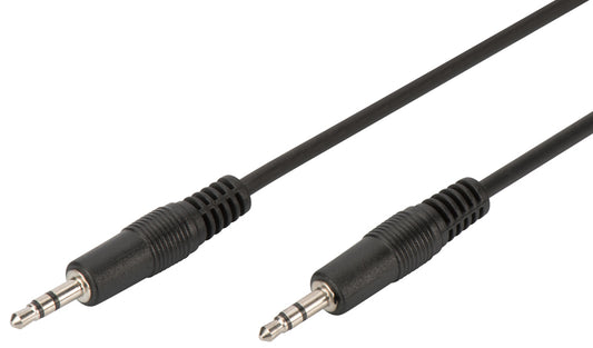 DIGITUS audiokabel, 2 x 3,5 mm jackplug, 1,5 m