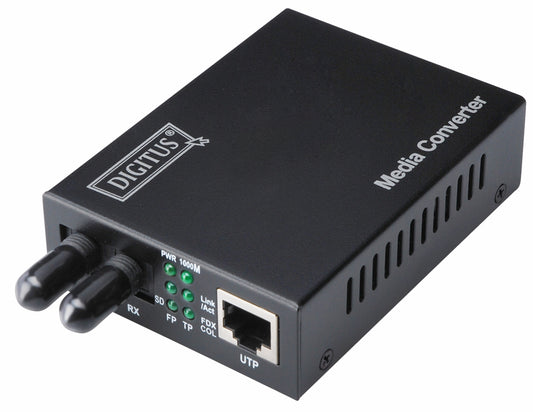 DIGITUS Gigabit Media Converter, RJ45/ST, Multimode