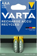 VARTA NiMH Akku RECHARGE ACCU Gerecycled, Micro AAA, 800 mAh