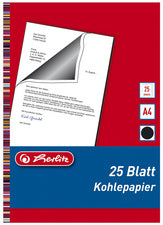 herlitz carbonpapier, DIN A4, inhoud: 25 vel