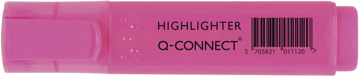 Q-Connect markeerstift, roze