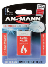 ANSMANN 10-jaar lithium batterij, E-block (9V)