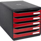 EXACOMPTA ladebox BIG-BOX PLUS, 5 laden, mandarijn