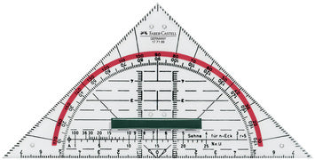 FABER-CASTELL set vierkant BK 1 klein, met handvat
