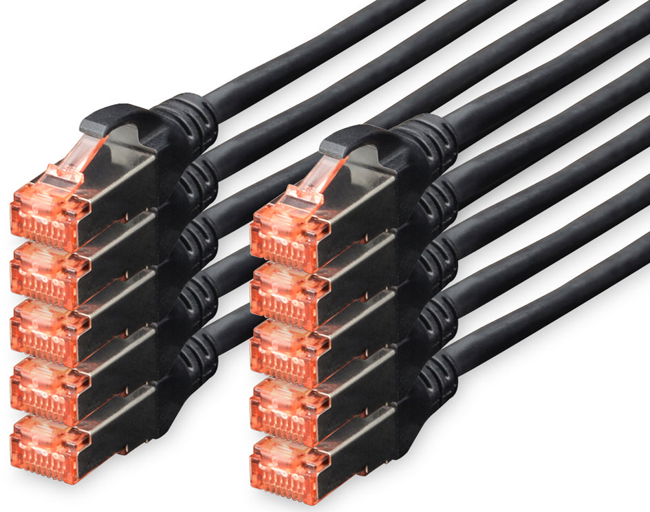 DIGITUS patchkabel Cat 6, S/FTP, 3,0 m, blauw, Set