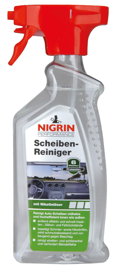 NIGRIN Performance Ruitenreiniger met Nicotineverwijderaar, 500 ml
