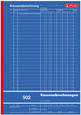 herlitz formulierenboek kasboek 502, DIN A4