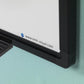 Smit Visual magnetisch whiteboard Softline, emaille, zwart, 60 x 90 cm