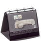 DURABLE tafelflipover, A4 liggend, zwart, incl. 10 vakken