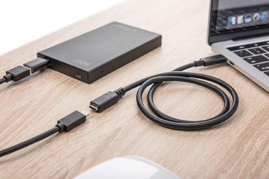 DIGITUS USB 3.1 verlengkabel, zwart, 0,7 m
