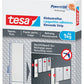 tesa Powerstrips plakstrips voor behang/pleister, transparant