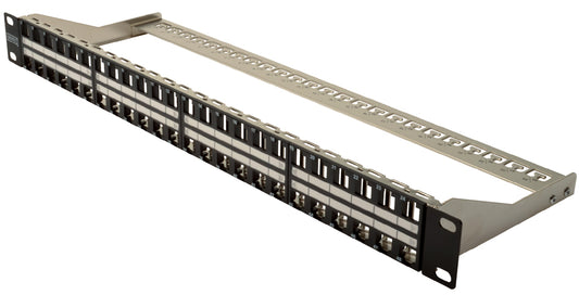 DIGITUS 19 modulair patchpaneel Cat.6A, 48 poort, zwart