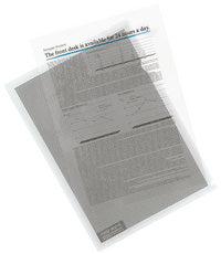 PLUS JAPAN gegevensbeschermingshoes, DIN A4, transparant