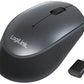 LogiLink draadloze muis USB-C, draadloos, zwart