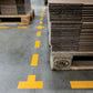 DUURZAME parkeerplaatsmarkering, T-vorm, zelfklevend, geel