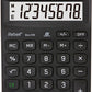 Rebell milieuvriendelijke desktopcalculator Eco 310, zwart