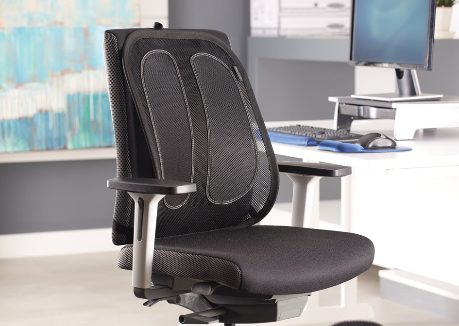 Fellowes Mesh Rugsteun Bureaustoelen, zwart